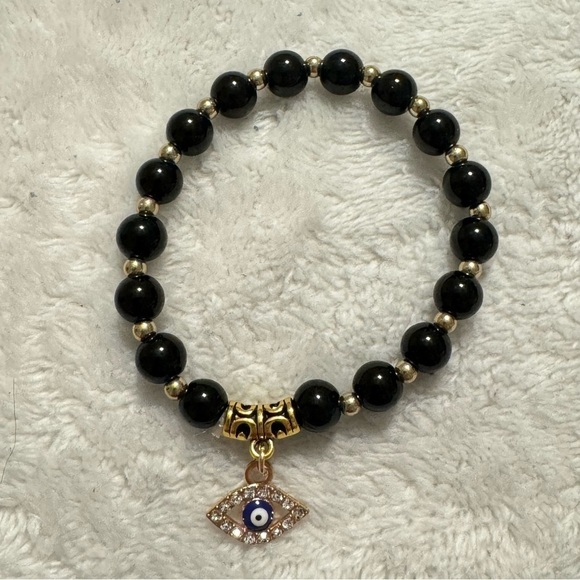Guard & Luck Evil Eye Stretchy Bracelet - Picture 3 of 5